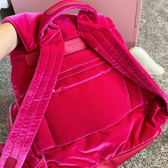 Pink Velvet Free People Backpack - Picture 4 of 4